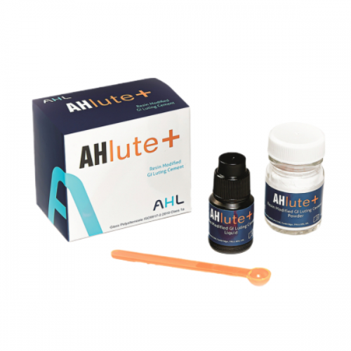 AHLUTE+ CIMENT DE SCELLEMENT EN VERRE IONOMERE AUTODURCISSANT MODIFIE A LA RESINE 15GR/7ML